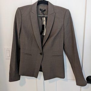 Ann Taylor Tropical Wool One-Button Blazer NWT